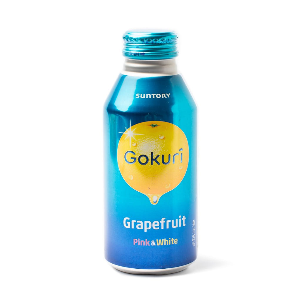 Suntory Gokuri Grapefruit Juice Pink & White 400 ml*24 pack