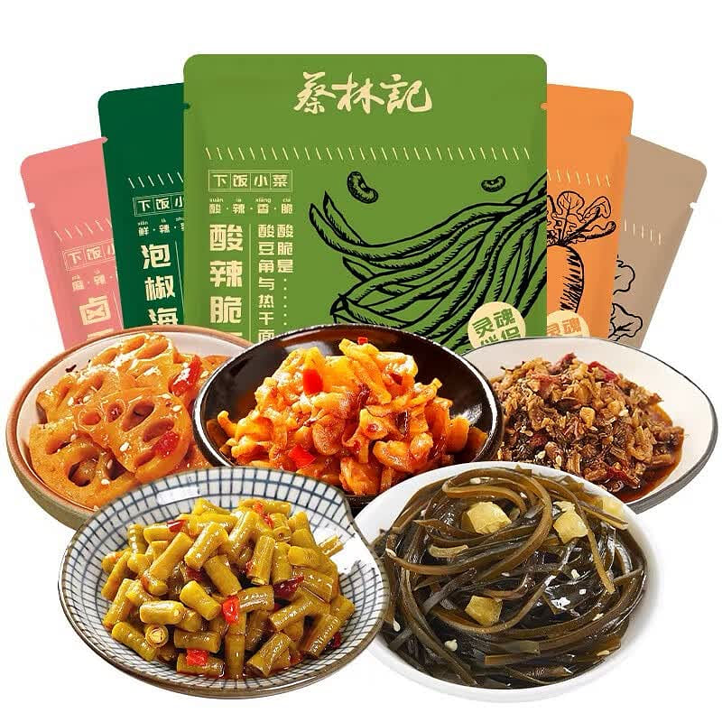 차이린지 즉석 반찬 30g*25팩 절임 채소 세트 750 그램