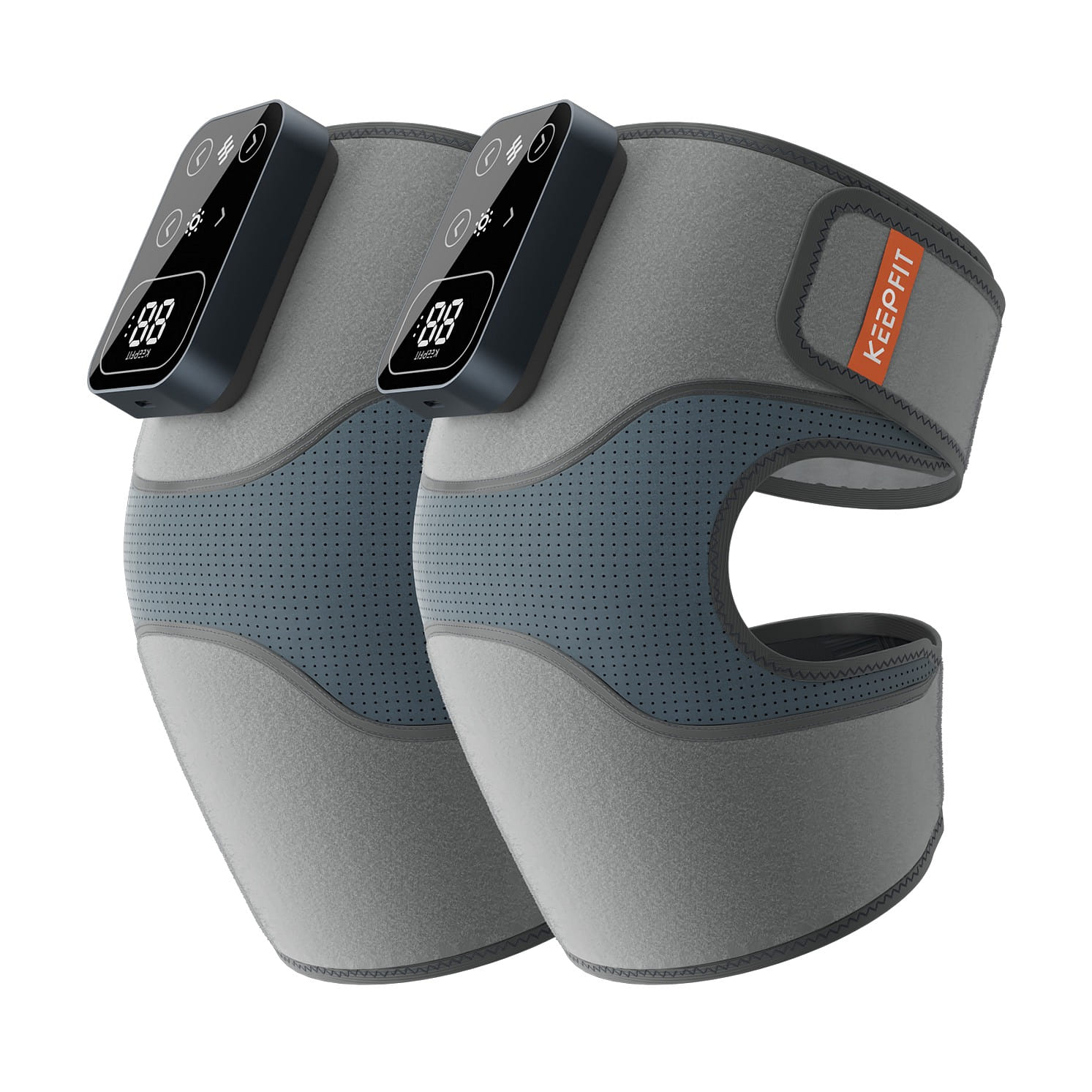 KEEPFIT Electric Knee Massager Heating and Vibrating K09 2 개입