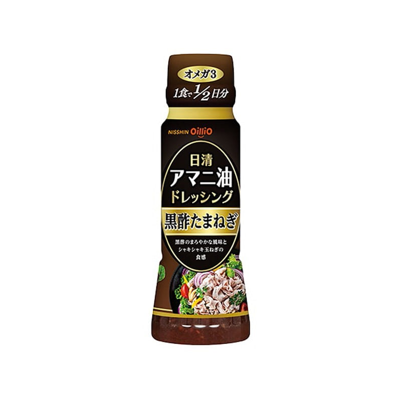 日清 黒酢オニオンソースサラダドレッシング 160ml 1 個