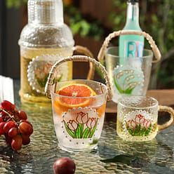 花卉水果篮冰啤酒桶 适合家庭户外 B1 1 份