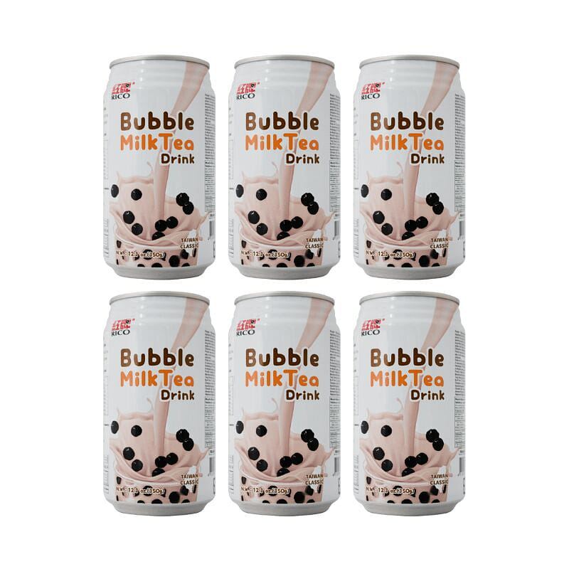 Rico Bubble Milk Tea Drink 12.3 oz pack of 6 1 개
