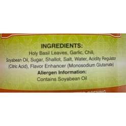 Chili Paste With Holy Basil leaves 8 oz