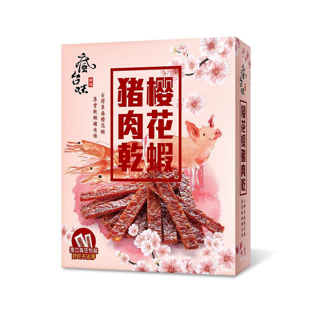 疯台味 樱花虾猪肉干 160g 1 份