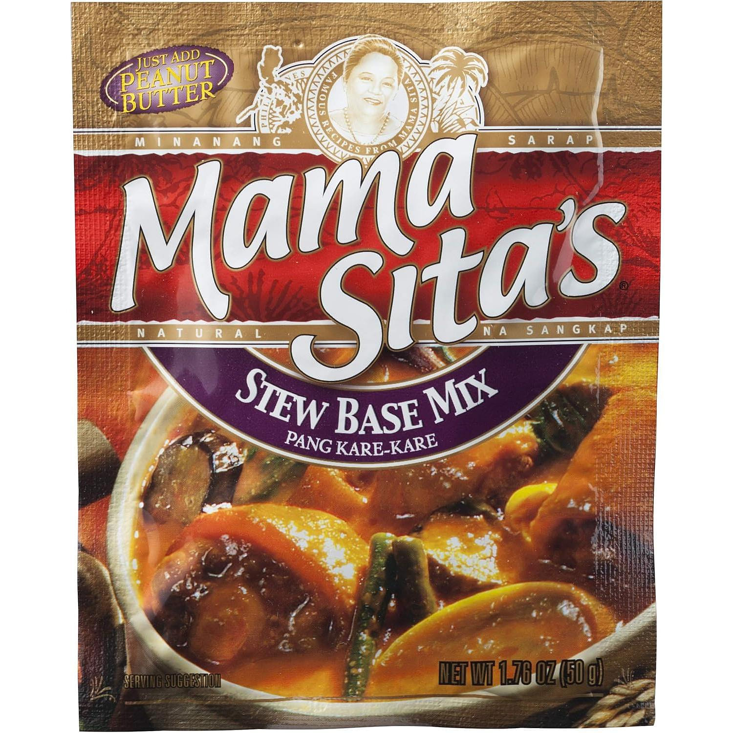 Gia Vị Sốt Cà Ri Đậu Phộng Kare-Kare Mama Sita's 1.76oz 1 phần