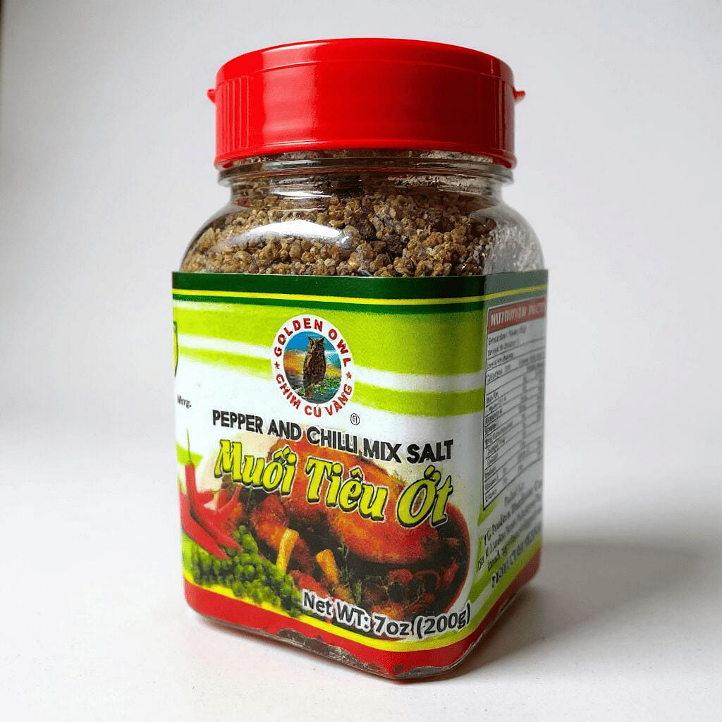 Pepper and Chili Mix Salt Muoi Tieu Ot 200 그램