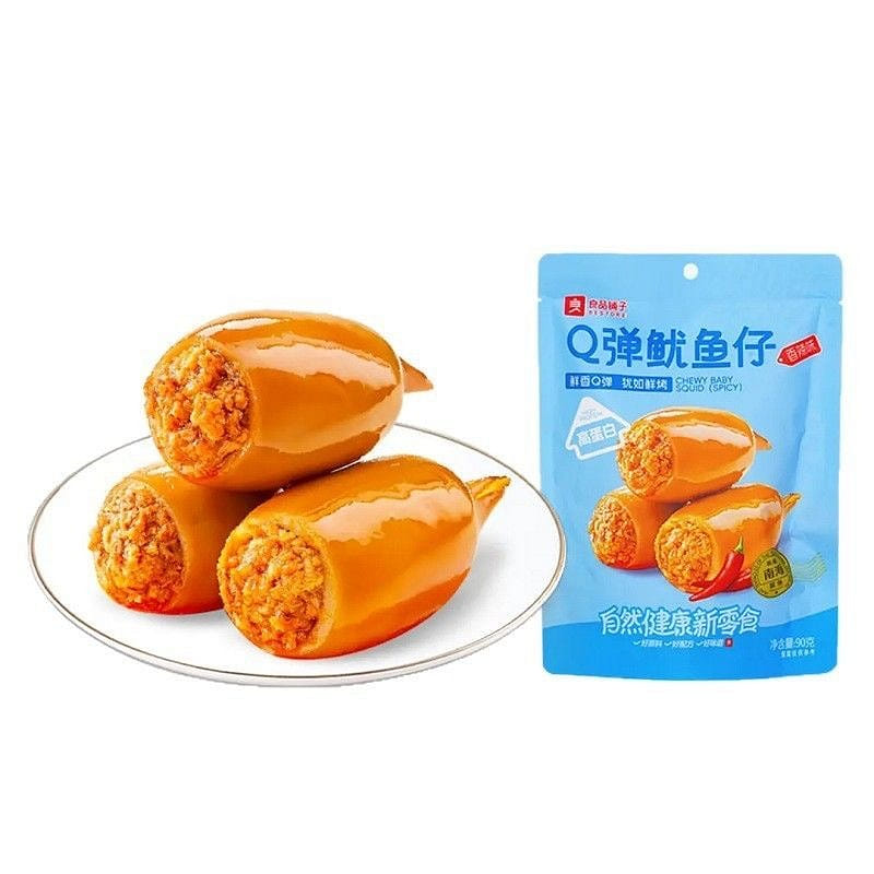 1 bag of spicy squid fry 90 g