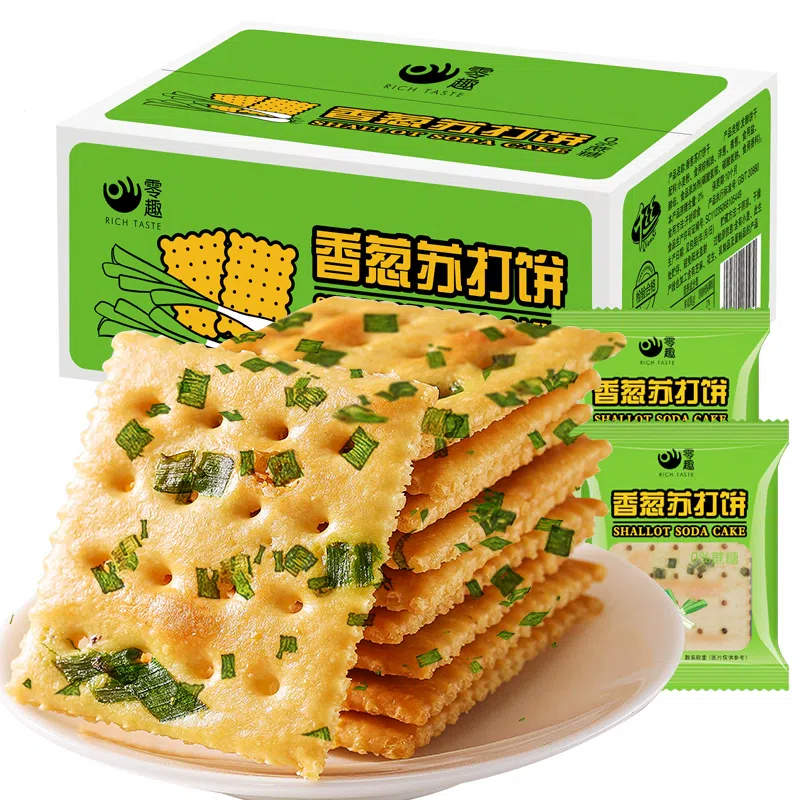Scallion Soda Crackers 500g*Box 500 g