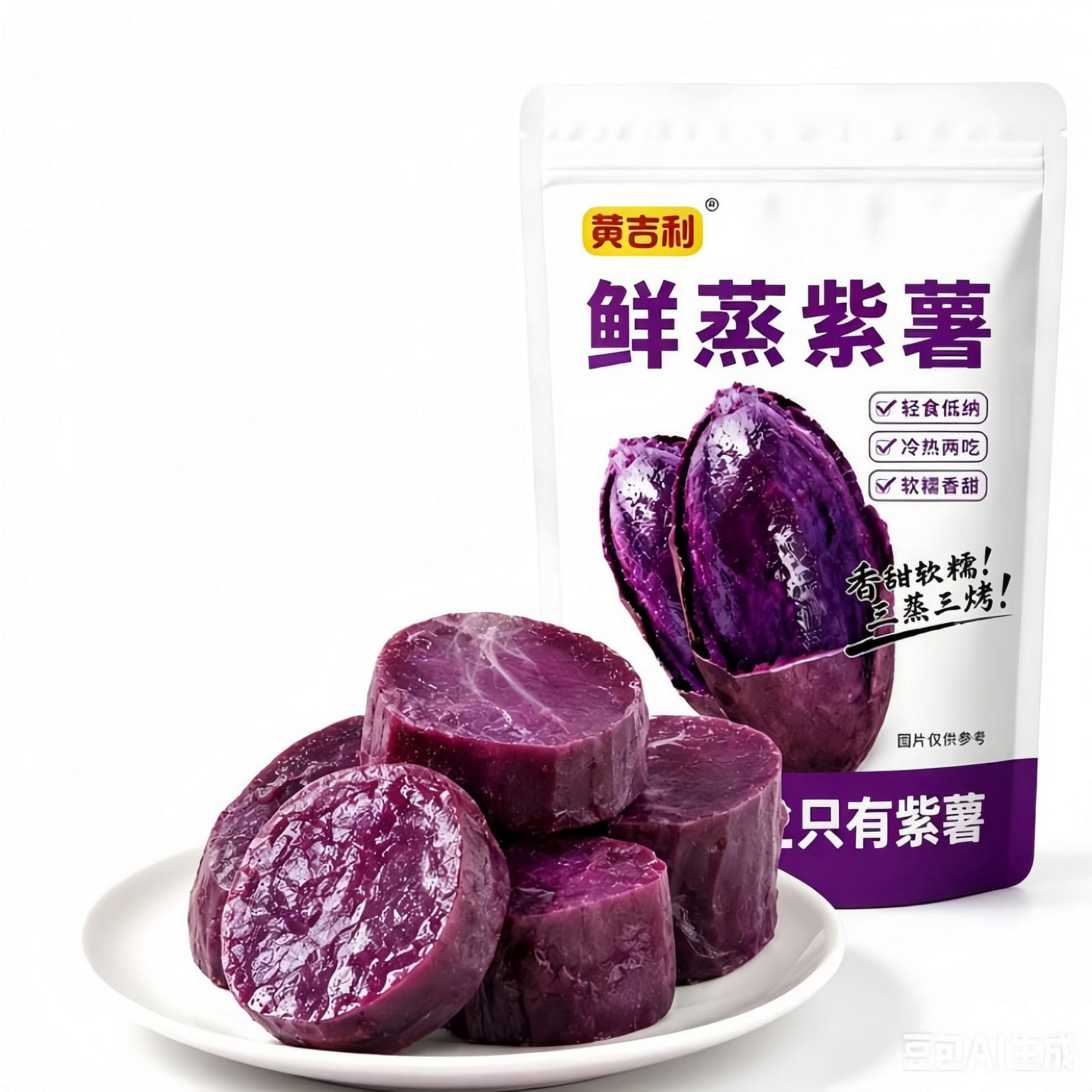 Huangjili Steamed Purple Sweet Potato 300g 300 g