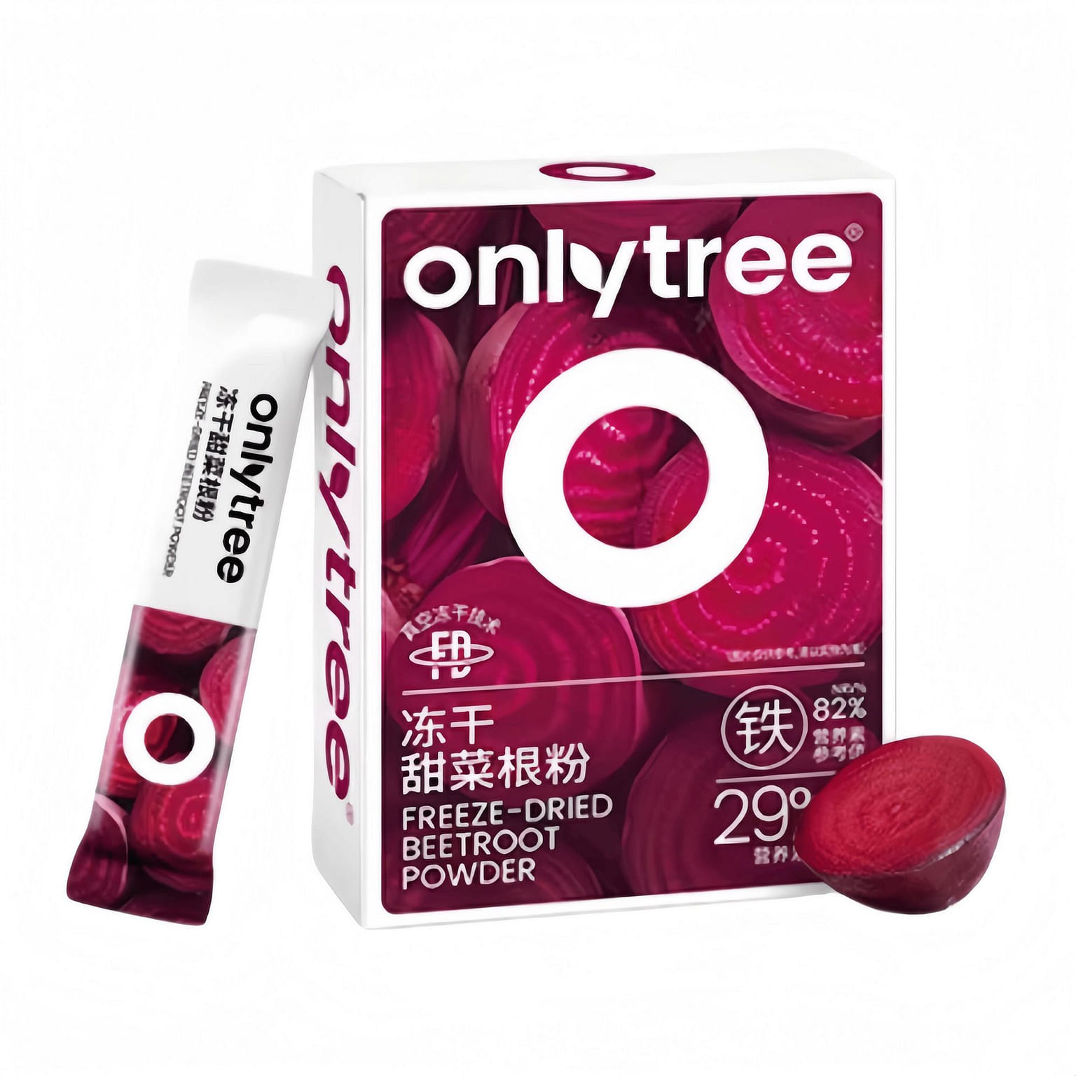 onlytree 凍乾純甜菜根粉汁 1盒10袋 1 盒