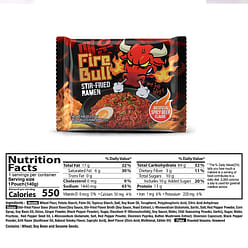 Fire Bull Stir Fried Ramen 4.86oz pack of 4 1 each