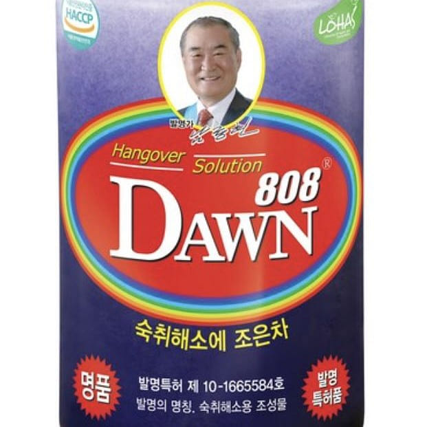 Most famous Korean Hangover Cure Beverage Dawn808 (여명808) 140ml 1 カウント