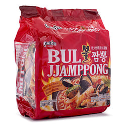 Paldo Bul Jjamppong Instant Noodles Family Pack 139g*4 556 g