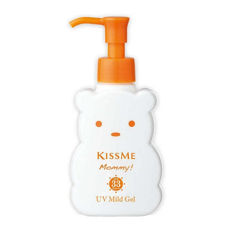 【日本直郵】日本 伊勢半 ISEHAN Mommy小熊無添加防曬霜 SPF33 PA+++ 食品級兒童寶寶防曬乳 100 克