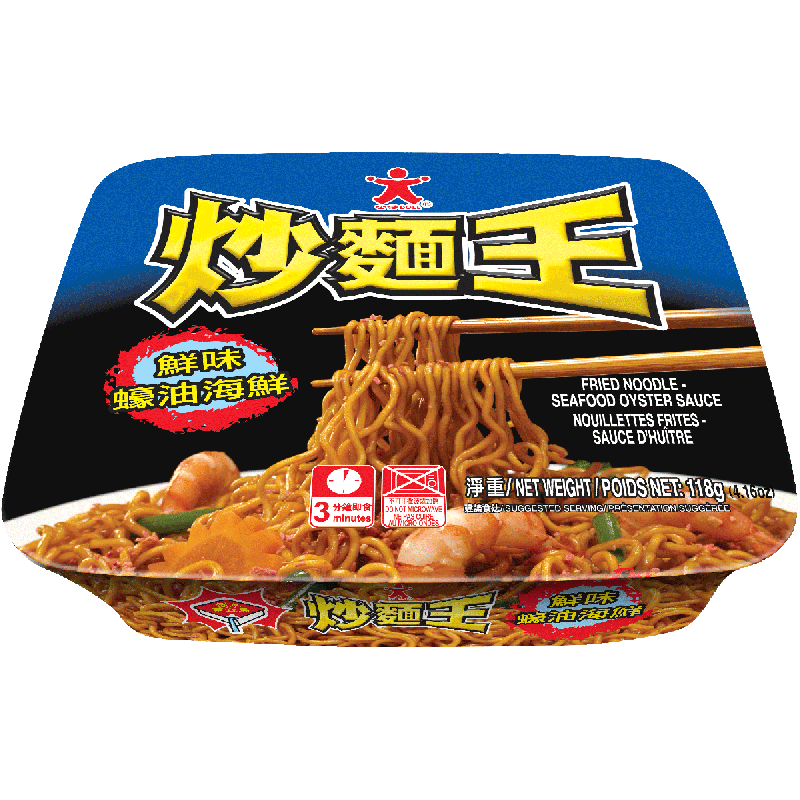 DOLL Instant Fried Noodle Seafood Oyster Sauce Flv 118 그램