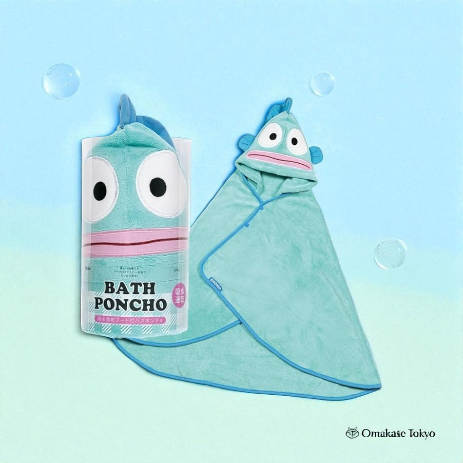 Skater Sanrio Hooded Bath Poncho Towel Hungyodon 300 g