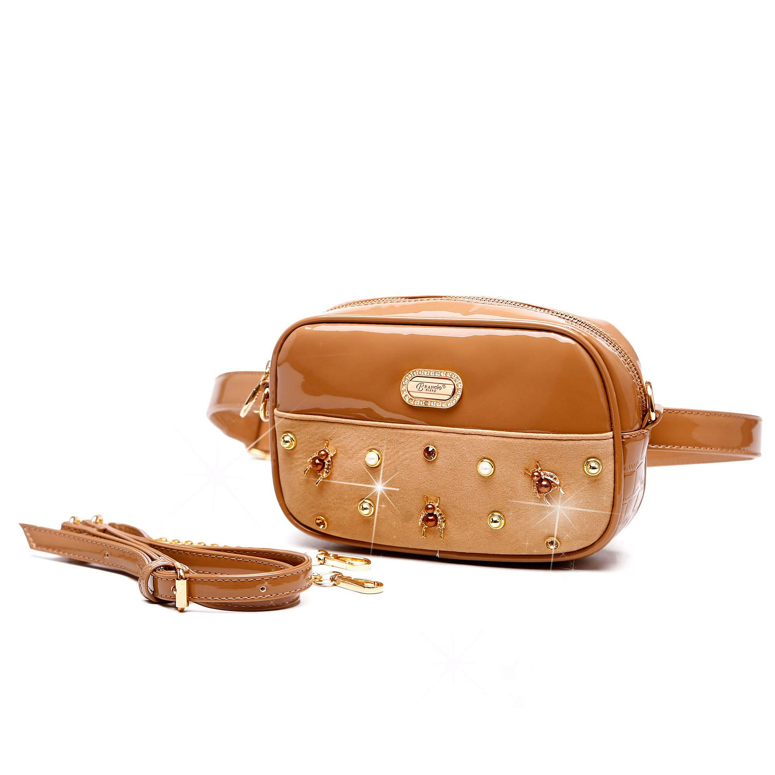 Honey Bee Fanny Waist Bag Pack Tan [RMF7758-TN] 1 개