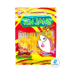 Ten Jang Fish Sheet Snack with Bamboo Skewers, Chili Flavor 1.5 oz