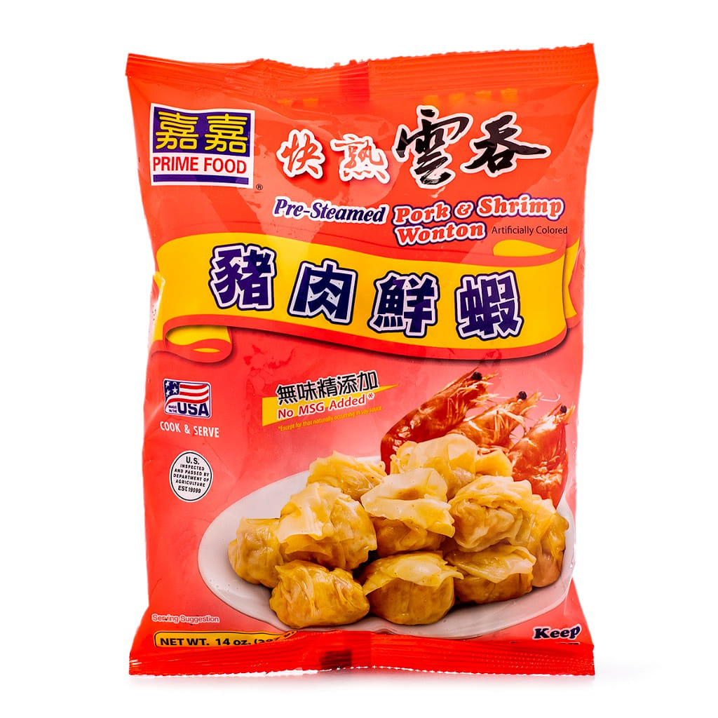 Prime Food 냉동 돼지고기 새우 훈툰 14 온스