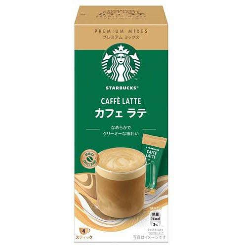 STARBUCKS Caffe Latte Instant Coffee Sticks 4p 1 count