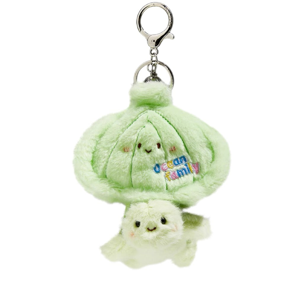 Shell House Pendant Keychain Bag Charm - Tortoise 1 count