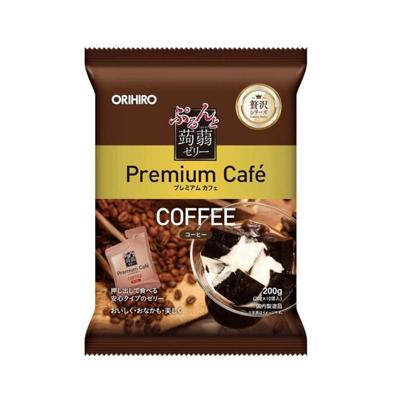 Orihiro Purunto Jelly Pouch Premium Cafe Coffee 1 each
