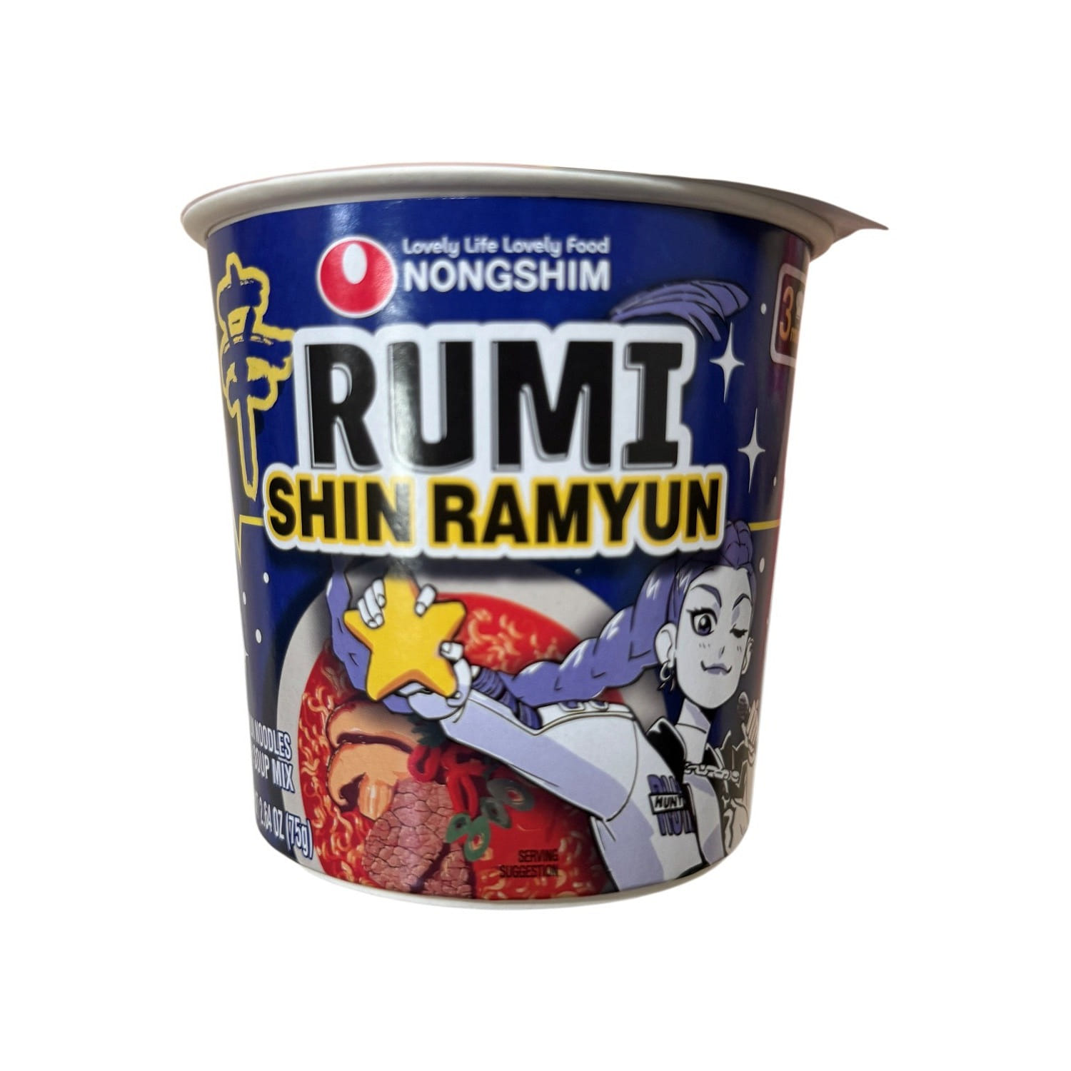 Nongshim Shin Cup Noodle Soup KPop Demon Hunters 6 6 count