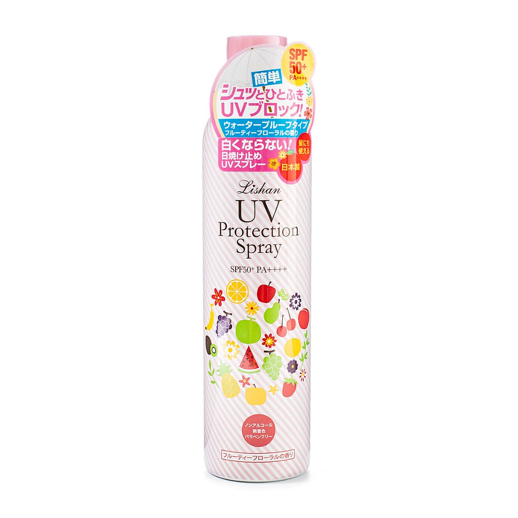 Lishan UV Protection Spray SPF50+ PA++++ Fruity Floral Scent 250 g