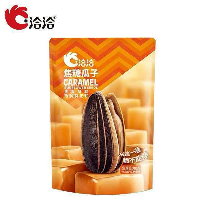 Qiaqia 98g*1 bag Caramel Sunflower Seeds 98 g