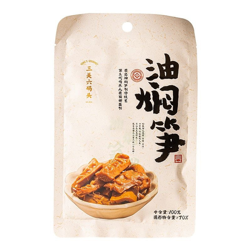 Sanguanliumatou Soy-Braised Bamboo Shoots 100g 1 pack