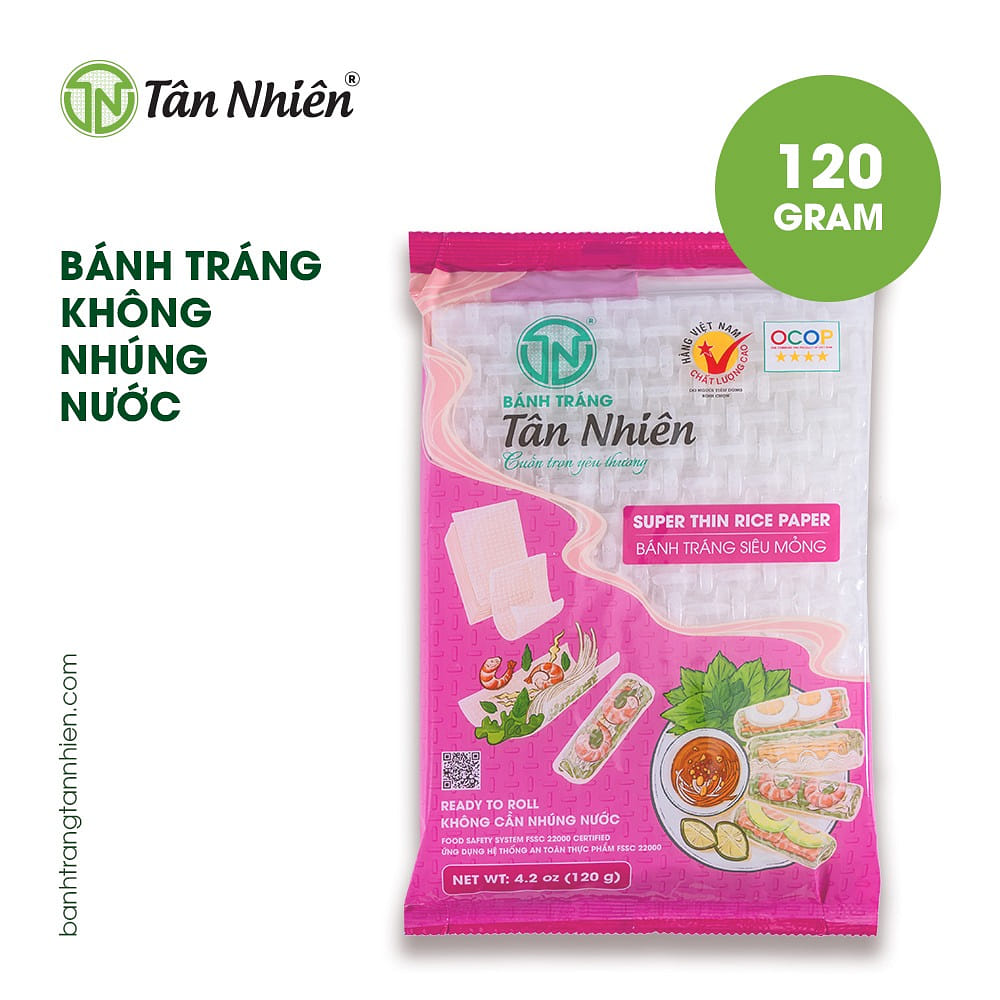 Ultra-Thin Rice Paper Authentic Tay Ninh  Vietnam 120 g