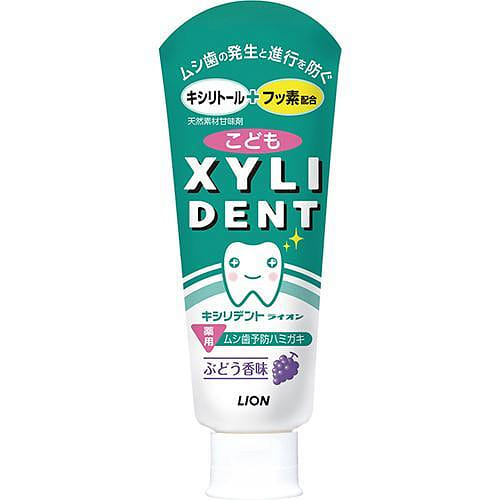 LION Children's Toothpaste Grape Flavour 60g 1 개