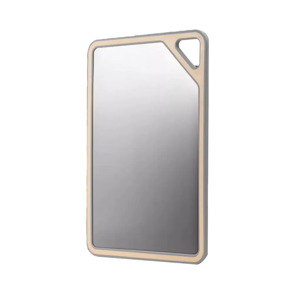 Stainless steel & wheat chopping board 1 개입