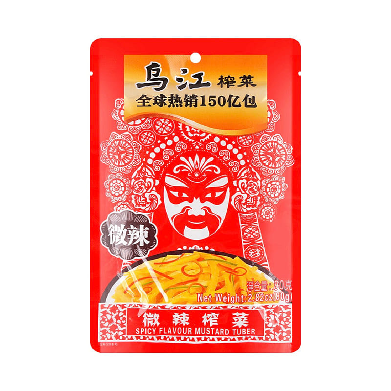 Wujiang Spicy Flavor Mustard Tuber 1pack 80 그램