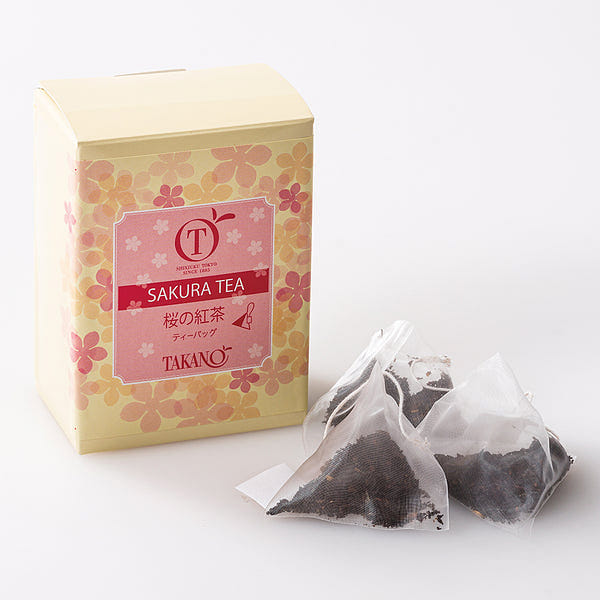 Shinjuku Takano Sakura Black Tea 7 tea bags 1 box
