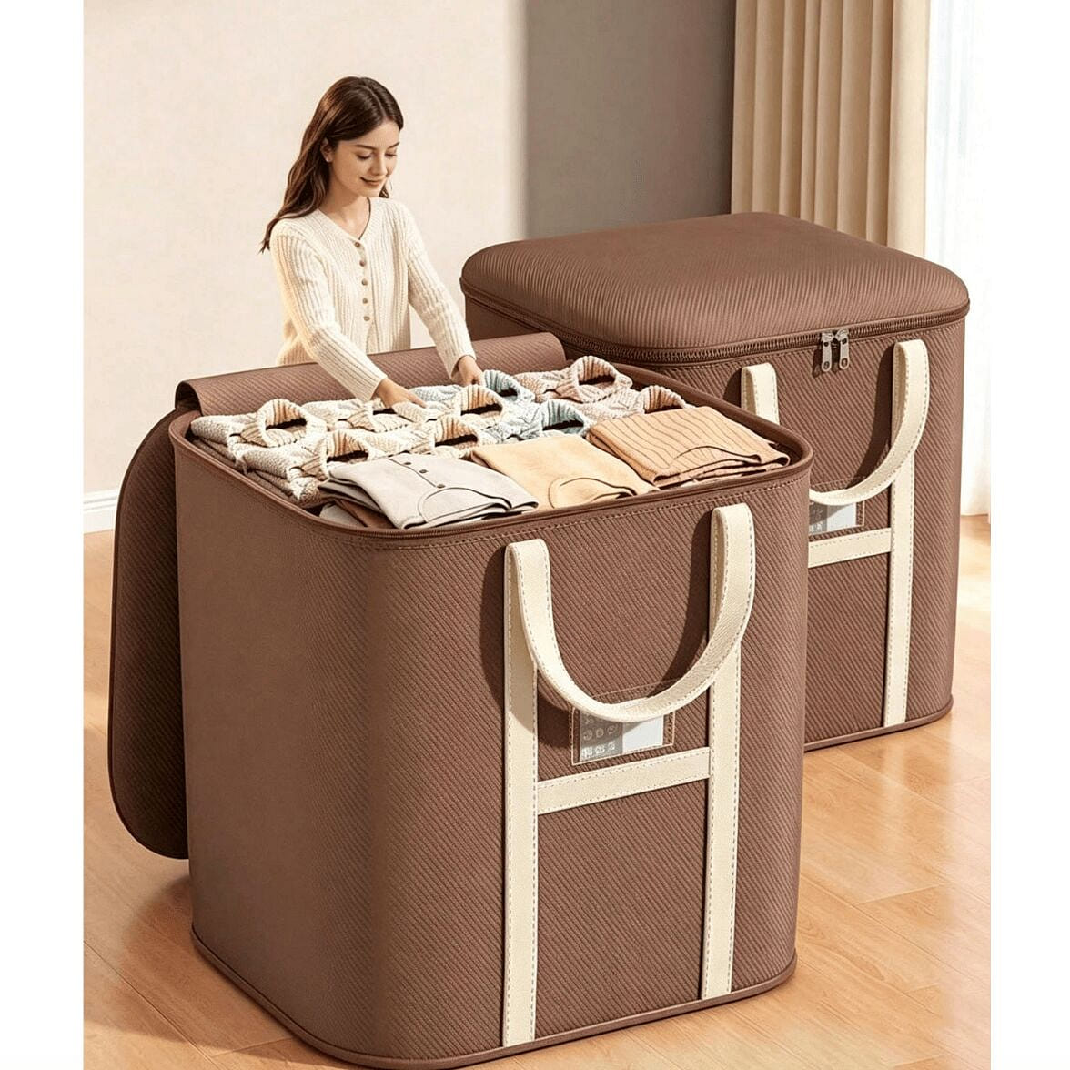 1pc Extra Large Capacity Storage Box, Closet Organ 1 case