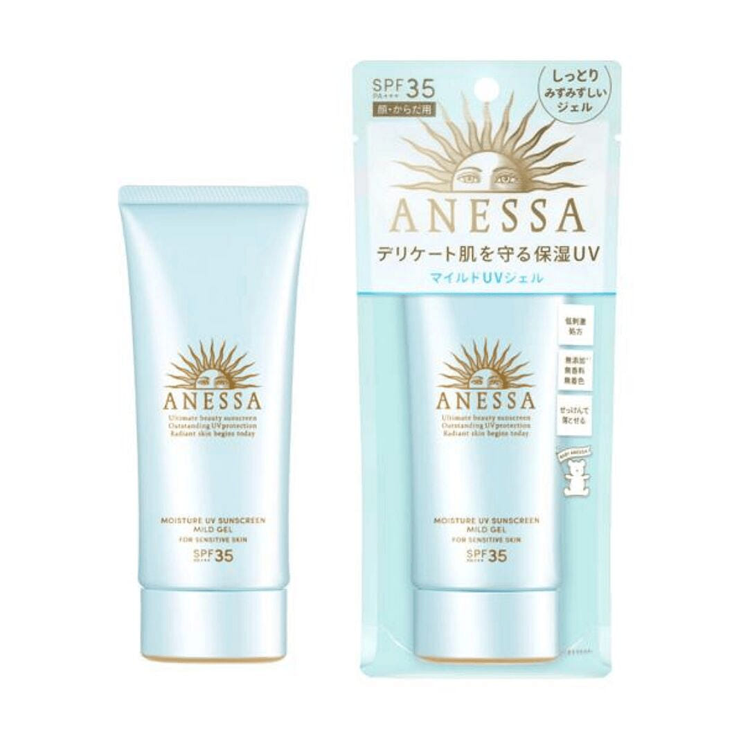 Shiseido Anessa Moisture UV Sunscreen Mild Gel 90 밀리리터