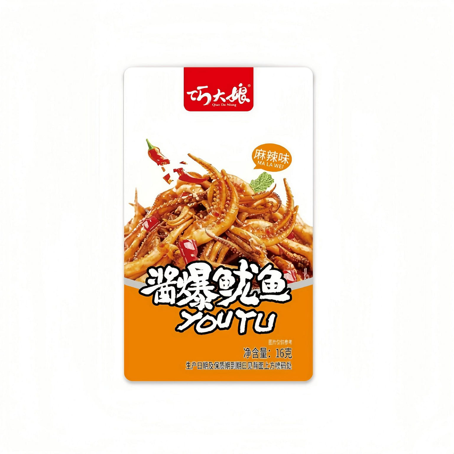 巧大娘香辣味16g*20包拆袋即食海鮮 320 克