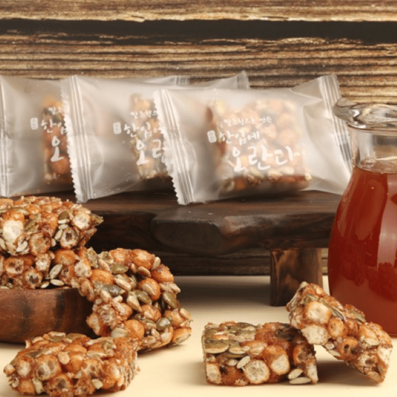 [Korea Direct] Snacks made of rice syrup 12g, 24pcs 288 กรัม