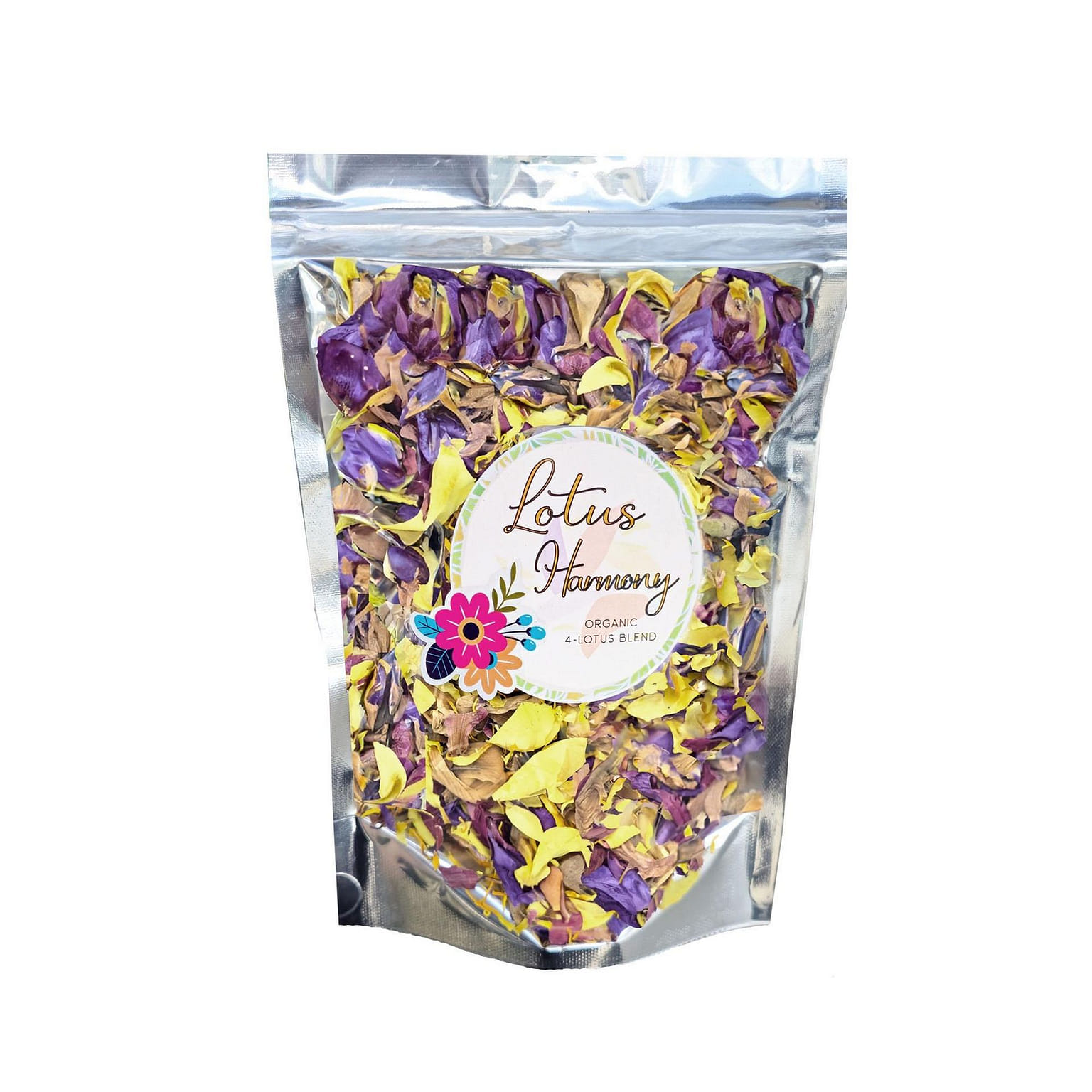 LOTUS HARMONY (Blend of Blue, Red, White, Yellow) Tea 1oz 1 ส่วน