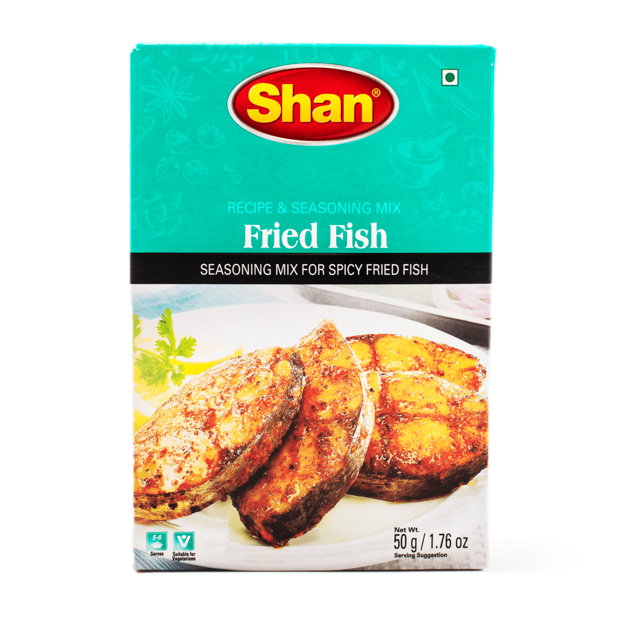 Gia Vị Cá Chiên Cay Kiểu Ấn Shan 1.76 oz