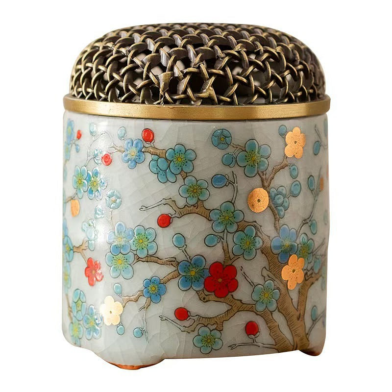Ru Kiln Ceramic Sandalwood Incense Burner 1 개입