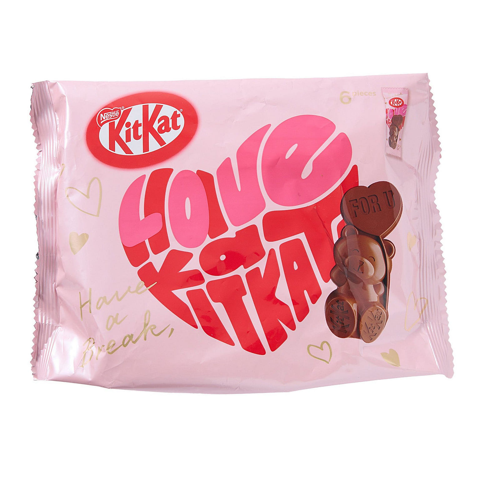 Bear Heart Kit Kats 84 g