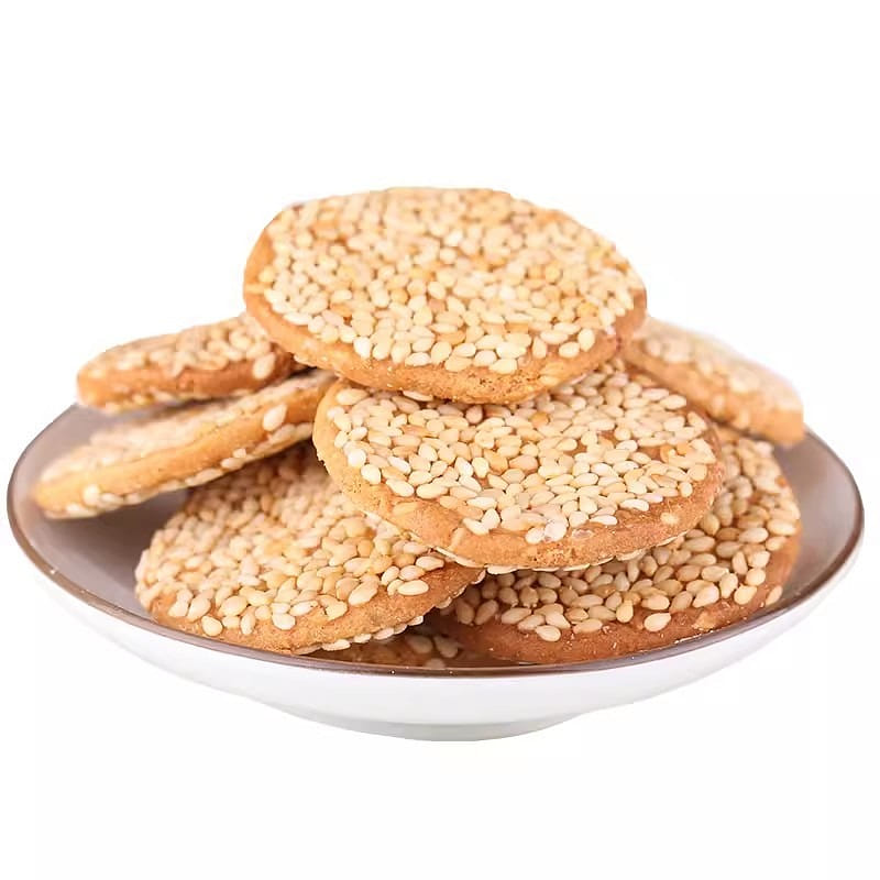 Beijing Daoxiang Village White double sesame cake Crispy pancake 210g/ bag 210 그램
