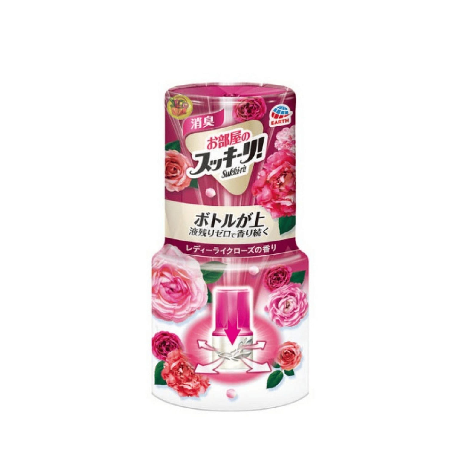 Earth Indoor Deodorant & Air Freshener 400ml pink 1 bottle