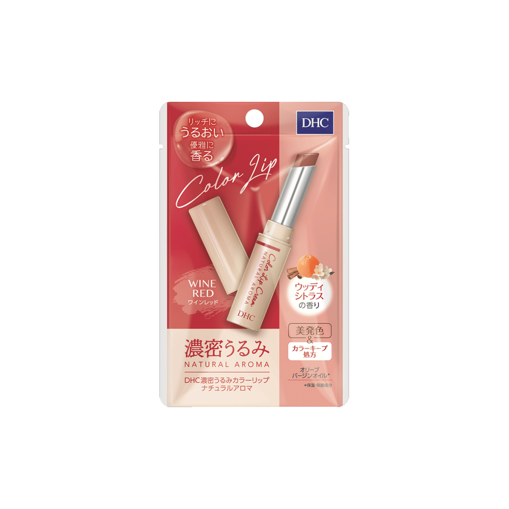 DHC Intense Urumi Color Lip Natural Aroma Wine Red Woody Citrus Scent 15g 1 ส่วน