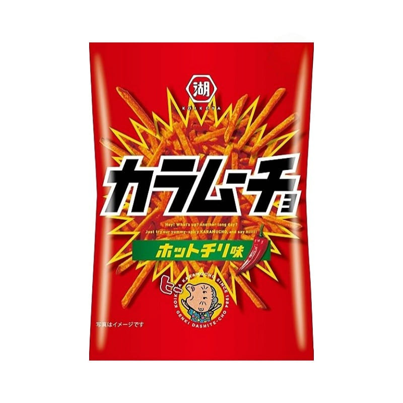 Koikeya Karamucho Hot Chili Potato Sticks 34g 1 pack