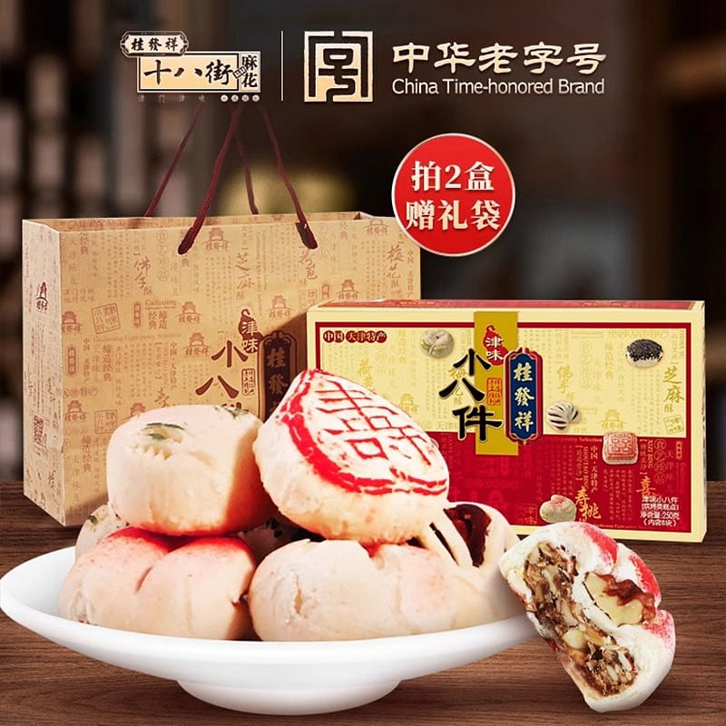 Guifaxiang 18th Street Jinwei Small Eight Piece Pastry 250 그램