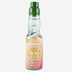 Tomomasu White Peach Hakuto Marble Ramune Soda 6.76 fl.oz