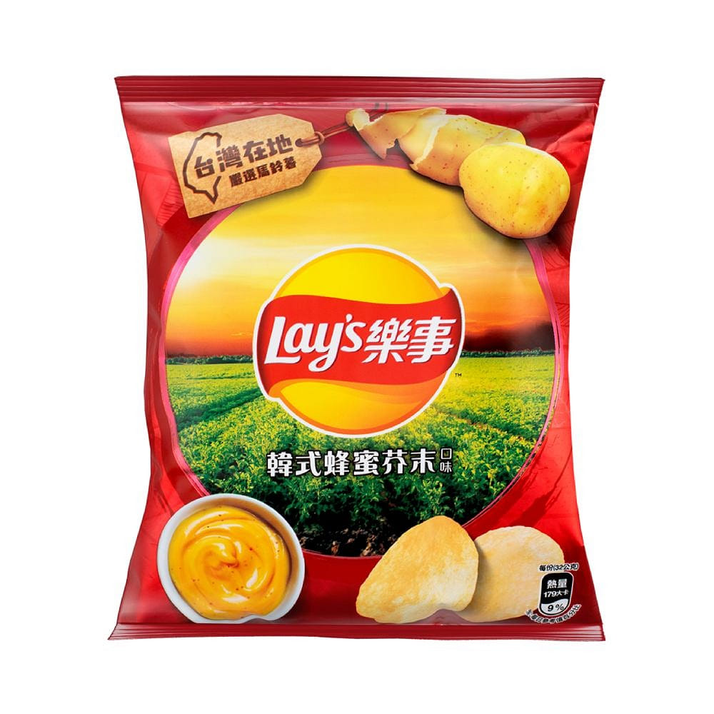 Lays Potato Chips (Korean Honey Mustard Flavor) 32 그램